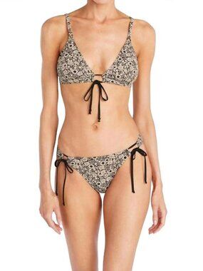 ROBIN PICCONE AUBREY TRIANGLE TOP BIKINI Size Small